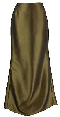 Alexon Vintage Metallic Bronze Taffeta Classic Party Ball Long Flare Skirt W30 • £14.99