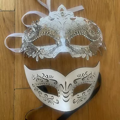 Masquerade Masks ( Set Of 2 )  • $28
