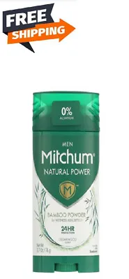 Mitchum Natural Power Deodorant For Men Cedarwood 2.7 Oz • $9.88
