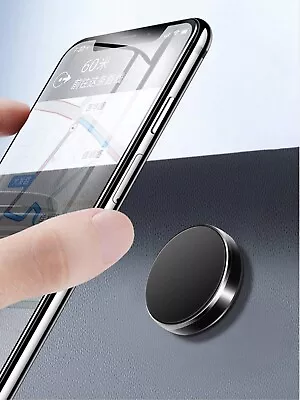 Minimalist Magnetic Car Mount Phone Holder Universal Stick On Dashboard • $9.99
