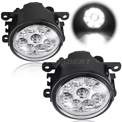 ⭐Pair LED Fog Lights Lamp Clear Glass Lens For Ford Fiesta Focus Mustang C-Max • $19.99