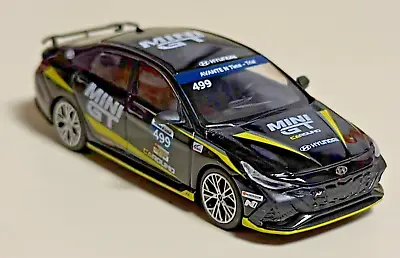 Mini GT 1:64 Hyundai Elantra N Diecast Model BLACK * Ships From USA * • $9.99