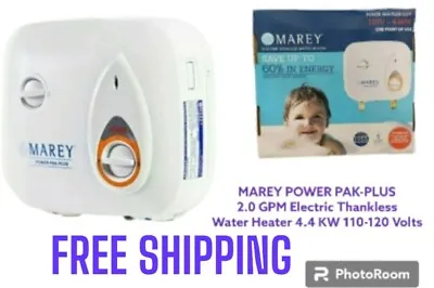 MAREY POWER PAK-PLUS 2.0 GPM Electric Tankless Water Heater - 4.4 KW 110-120Volt • $338.99