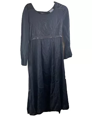 The Paragon Black Steampunk Maxi Dress Steam Small Renaissance Gothic Medieval • $9.25