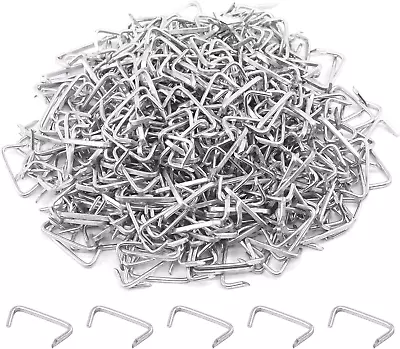 Rustark 1000 Pcs 3/4  Galvanized Hog Rings Professional Upholstery Hog Rings • $17.80