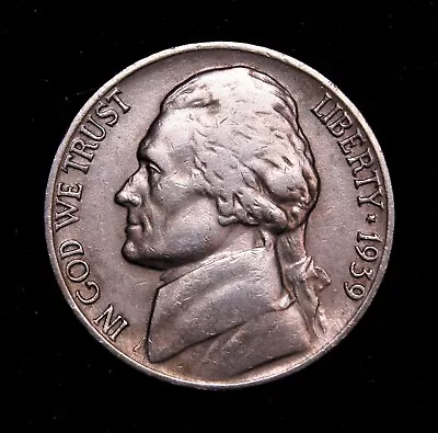 1939-D Jefferson Nickel  XF+ • $25