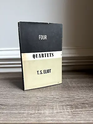 T.S Eliot Four Quartets HCDJ US First Edition 2nd Printing G+ • $119