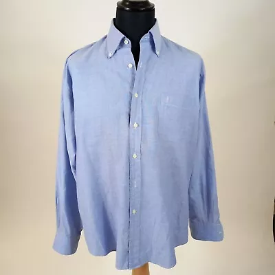 Yves Saint Laurent  Size XL Cotton Blue Shirt (#H1/11) • £12.99