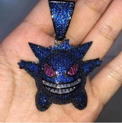 £9.99 • Buy Gengar Pokemon Chain | Designer Chain Aesthetic Pendant | New | Blue