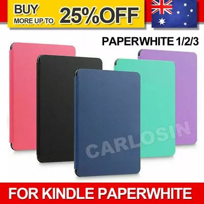 Flip Leather Folio Case Cover Magnetic For Amazon KINDLE Paperwhite 10th 2018 • $8.95