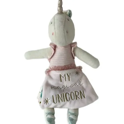 MudPie Plush My Magical Unicorn Pink Toy Doll Stuffed Animal Cloth Book 12  Kids • $13.49