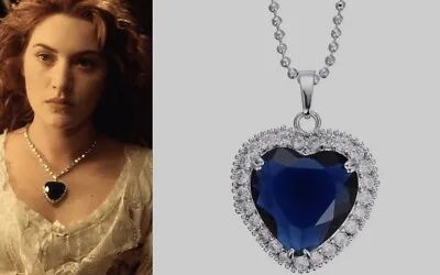 £9.90 • Buy Titanic Heart Of The Ocean Pendant Necklace