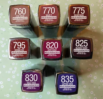 Maybelline Colorsensational Bold Lipstick Choose Your Shade Made In USA • $8.95