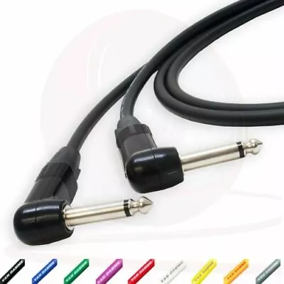 Van Damme Flexible Guitar Cable. Neutrik Angled 1/4 Inch Mono Cable 3m 5m Patch • $48.65