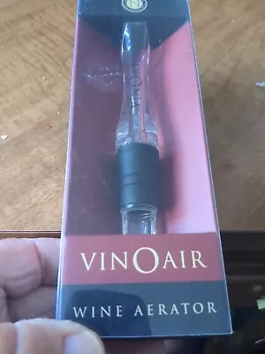 VinOAir Wine Aerator Cork Pops Bottle Nicholas Collection New • $13.95