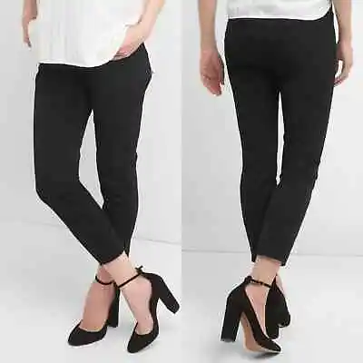 GAP Maternity Full Panel Skinny In Black Size 10 Long • £28.50