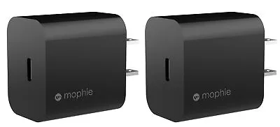 Mophie Black 18W USB-C PD Wall Charger 2 Pack - Black • $14.97