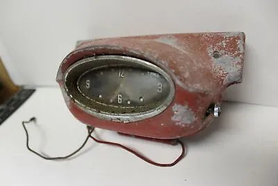 Used OEM GM Dash Clock Bezel Housing #569 502 Parts Repair 1957 Oldsmobile (875 • $70.51