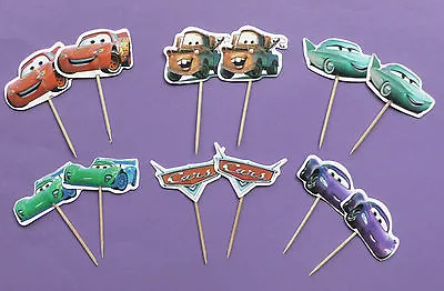 £2.85 • Buy CARS CAKE TOPPERS PICKS Birthday Party Lightning McQueen Mater Choose No 