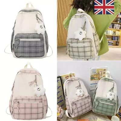 £17.94 • Buy School Girl Backpack School Bags For Teenage Girls Multi Pockets Kawaii Backpack
