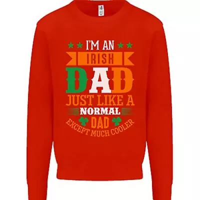 Irish Dad Funny St. Patrick's Day Father's Mens Sweatshirt Jumper • $26.13