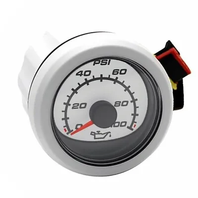 Mercury SmartCraft Boat Oil Pressure Gauge 79-879916K11 | 2 Inch White • $73.65