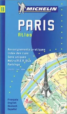 Michelin Paris Pocket Atlas Map No. 11 (Michelin Maps & Atlases) By Michelin Tr • $3.97