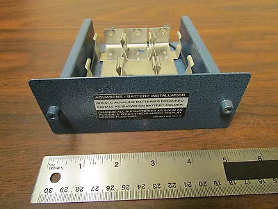 Aquasens 420-0071-000 Rev. B Battery Tray Holds 6-'C' Cells Batteries NOS • $14.95