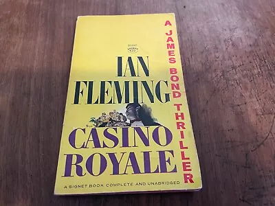 JAMES BOND 007 CASINO ROYALE By Ian Fleming (1964) Signet Paperback • $10