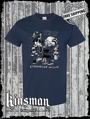 Steamboat Willie Timeless Classic T-Shirt / Cartoon Mouse • $15.95