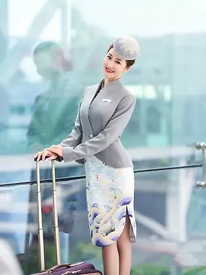 £470.25 • Buy China Hainan Airlines Cabin Crew Uniform Coat UK 20