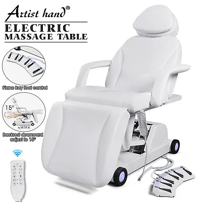 Angle/Height Adjust Electric Massage Table Facial Bed Beauty Tattoo Dual Control • $959.90