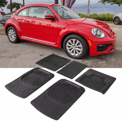 For VW Beetle 2012-2019 5PCS Full Set Carpets Car Floor Mats XPE All Weather  • $49.29