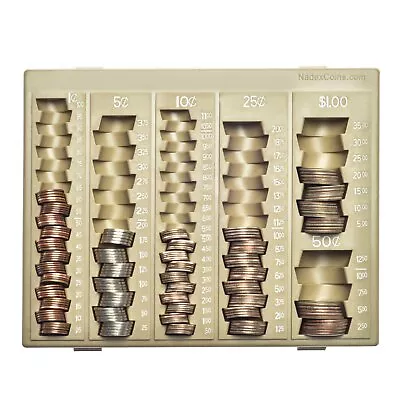Coin Handling Tray | Bank Teller And Change Counter Coin Counting And Sorting • $23.70