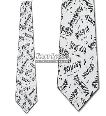 Music Tie Vocals Neckties Do Re Mi Singer Neck Ties Brand New • $18.75