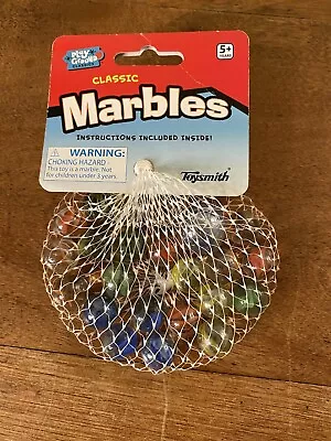 Toysmith New Old Stock Classic Marbles Contains 24 Marbles And 1 Shooter • $9.99