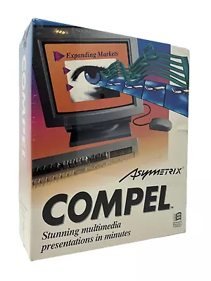 Asymetrix COMPEL 1.0 Multimedia Presentation For Windows 3.1 Vintage 1993 New • $25