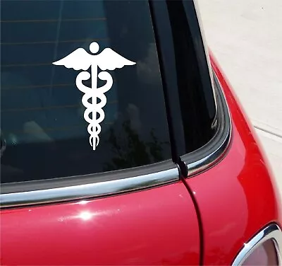 Caduceus Symbol #2 Decal Sticker Medic Paramedic Medical Ems Ambulance Car Truck • $3.50