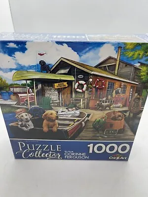 $16.15 • Buy 1000 Piece Jigsaw Puzzle Dogs Boat New Unwanted Gift