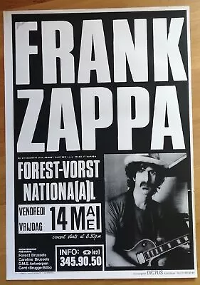 FRANK ZAPPA Original Concert Poster '82 • $69