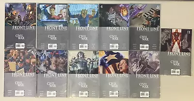 Civil War Front Line #1-11 Complete Run Marvel 2006 Lot Of 11 NM-M 9.8 • $42