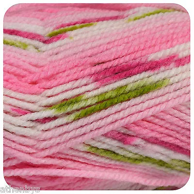 Hayfield Sirdar Baby Blossom Chunky Self Striping Knitting Yarn 100g • £3.39
