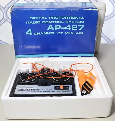 Acoms AP-427 Digital Proportional Radio Control System 4 Channel 27 MHz AM • $99.98