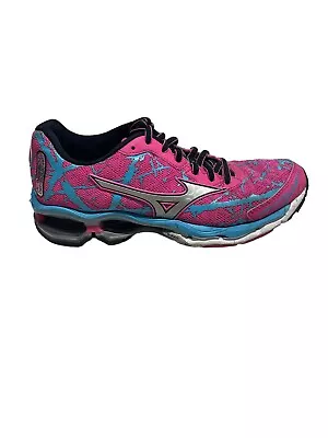 Mizuno Womens Wave Creation 16 410653 Pink Black Running Sneakers Shoes Size 7 • $49.99