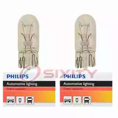 2 Pc Philips License Plate Light Bulbs For Hummer H2 H3 H3T 2003-2010 Vo • $8.45