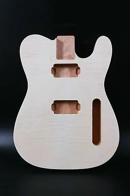 Tele Electric Guitar Body Mahogany Maple Wood DIY Electric Guitar HH Pickups • $85