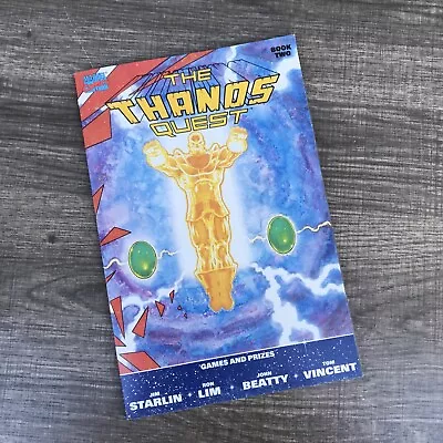 THANOS QUEST #2 (Marvel Comics 1990) -- Newsstand VARIANT -- VG — 1st Ed • $15.15