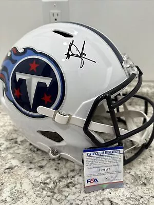 Vince Young Autographed Tennessee Titans Authentic Helmet Autographed PSA COA • $300