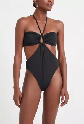 Mara Hoffman Women's Blanca One Piece Swimsuit Size Small Black • $44