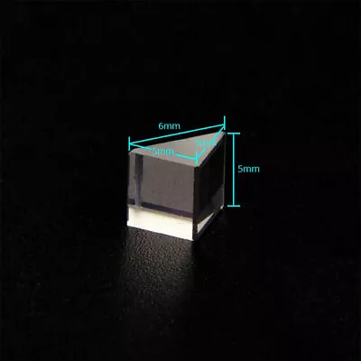 $9.03 • Buy 10PCS Optical Triangular Glass Right Angle Prism Optics Light Science Survey